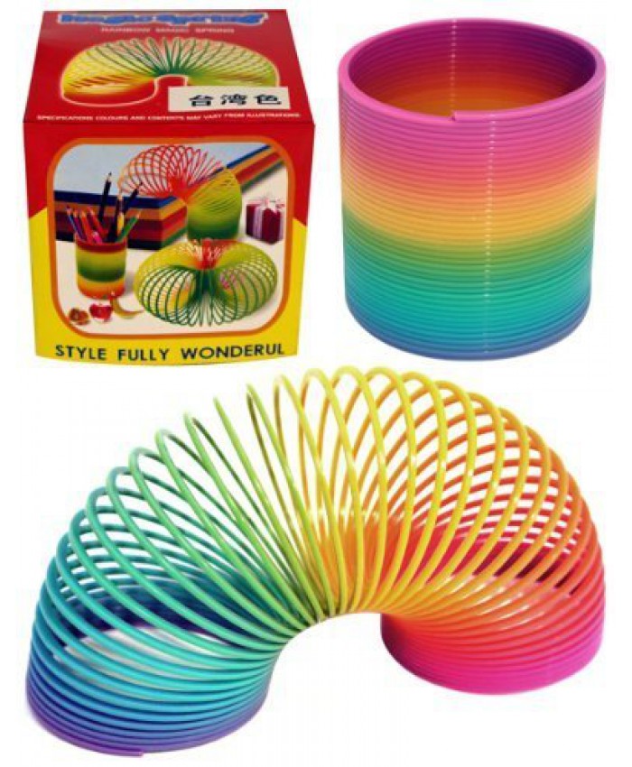 اسباب بازی فنر پلاستیکی اسلینکی Slinky بسته 3 تایی 